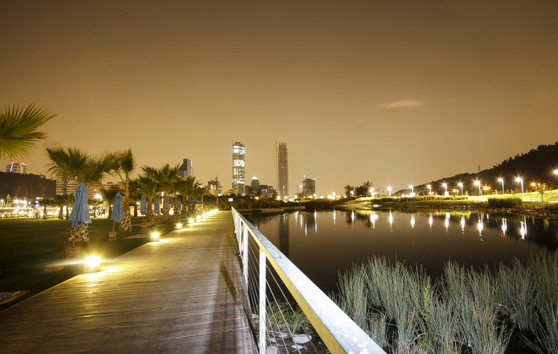 santiago-de-chile-at-night Santiago de Chile at night