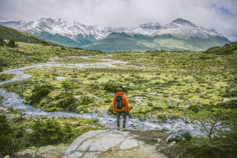 Looking out over Tierra del Fuego National Park