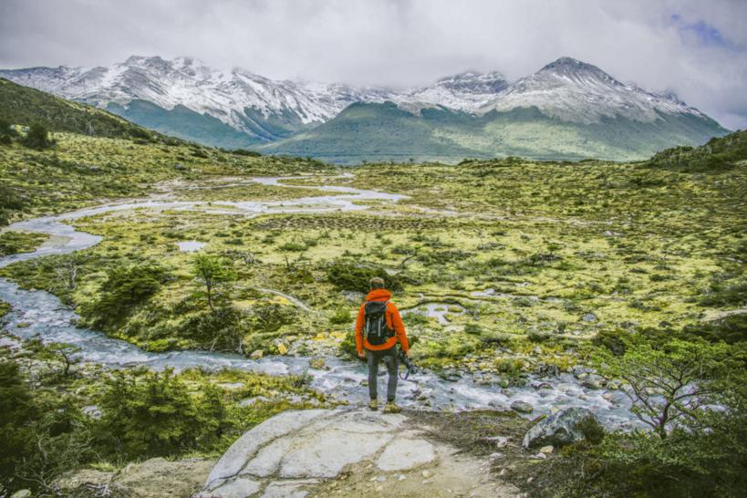Looking out over Tierra del Fuego National Park