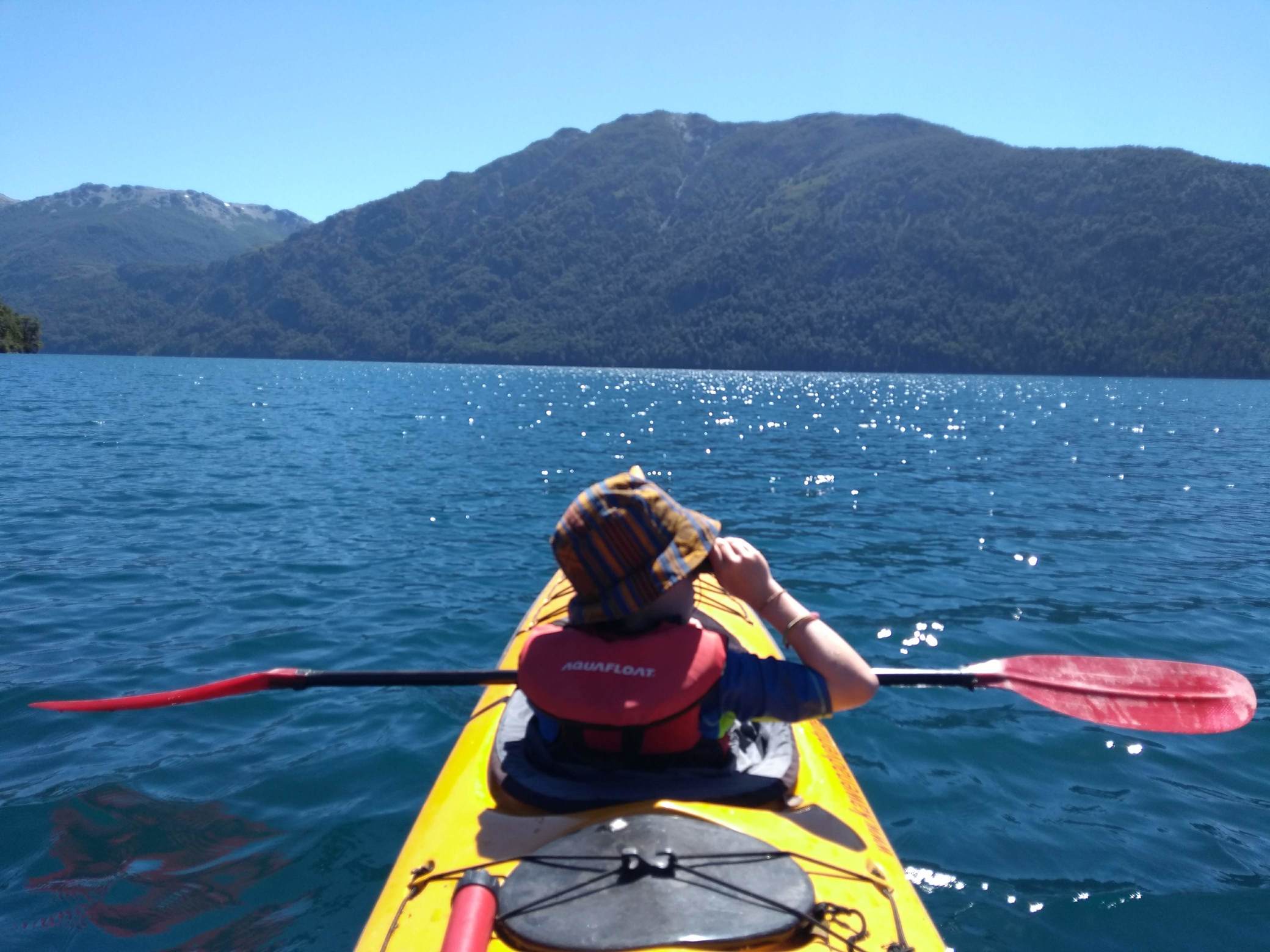 bariloche-family-trip (7) Kayak experience in Bariloche lake District, Patagonia Argentina.
