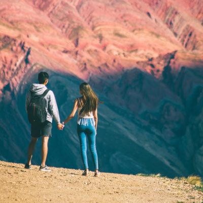 North Argentina couple trip in Hornocal.