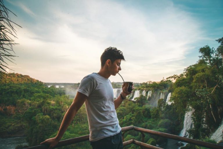 Enjoying the Iguazu Falls trip
