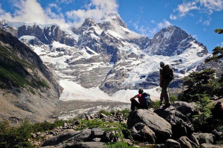 Trekking through Torres del Paine National Park