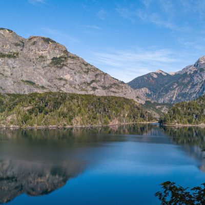 View of moreno lake in bariloche