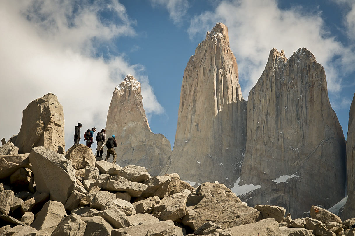 Chile's national parks - The towers in Torres del Paine.