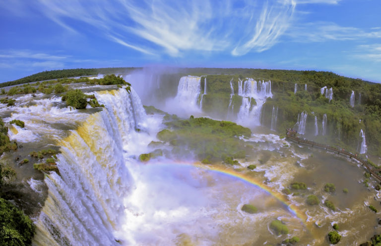 Iguazu Falls panoramic view