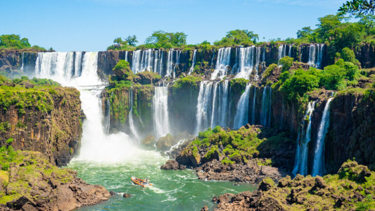 Iguazu Falls - the most impressive waterfalls in the world view of iguazu falls