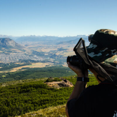 Coyhaique (1) A man taking photos of Coyhaique Chile