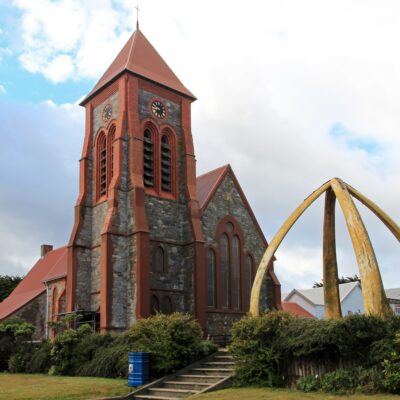 View of Victorian architecture in Port Stanley
