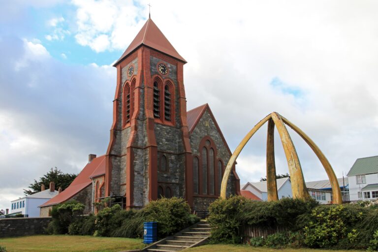 View of Victorian architecture in Port Stanley